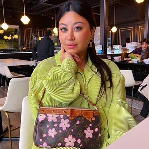 Louis Vuitton x Murakami cherry blossom pochette